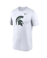 Nike Men's White Michigan State Spartans Primetime Legend Logo T-Shirt