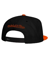Mitchell & Ness Men's Black/Orange Oklahoma State Cowboys 2-Tone 2.0 Snapback Hat