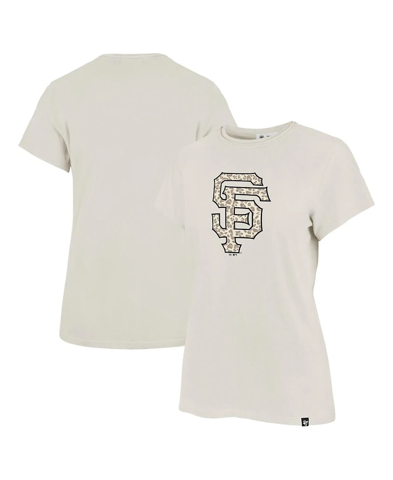 '47 Brand Women's Oatmeal San Francisco Giants Imprint Frankie T-Shirt