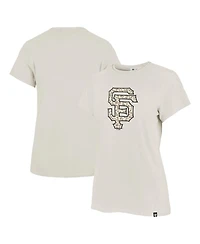 '47 Brand Women's Oatmeal San Francisco Giants Imprint Frankie T-Shirt