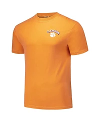 Image One Men's and Women's Orange Clemson Tigers Hyper Local Painted Campus T-Shirt
