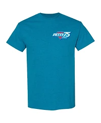 Checkered Flag Sports Men's Blue Nascar 75 Years of Racing Petty Family Tradition T-Shirt