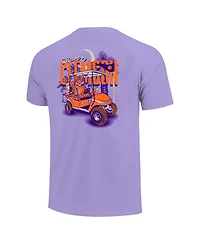Image One Big Boys and Girls Purple Clemson Tigers Hyperlocal Comfort Colors T-Shirt