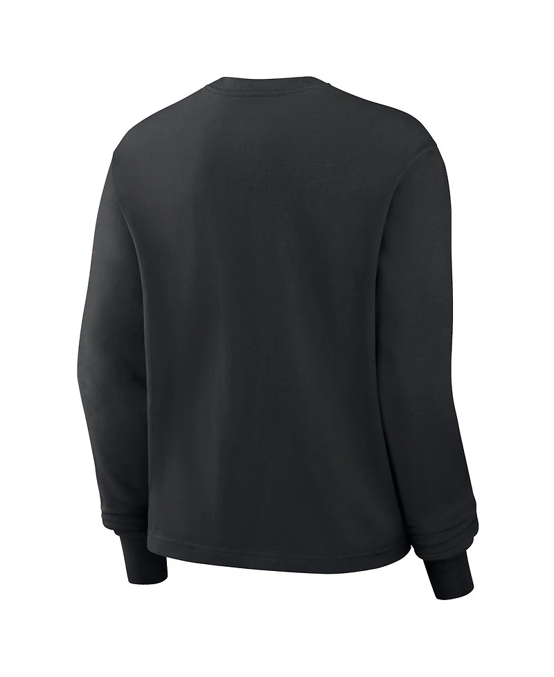 Nike Women's Black Cincinnati Bengals Boxy Long Sleeve T-Shirt