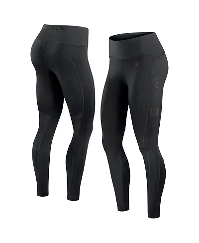 Nike Women's Black New York Giants Performance Leggings