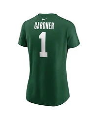 Nike Women's Ahmad Sauce Gardner Legacy Green New York Jets Name Number T-Shirt