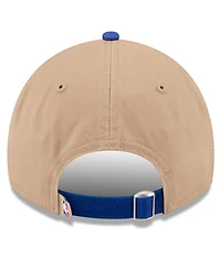 New Era Men's Tan/Royal Philadelphia 76ers 2024 Nba Draft 9TWENTY Adjustable Hat