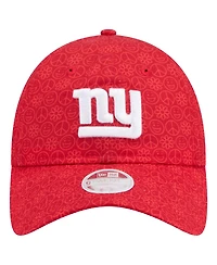 New Era Women's Red New York Giants Smiley 9TWENTY Adjustable Hat