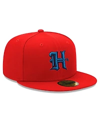 New Era Men's Red Houston Texans Omaha 59FIFTY Fitted Hat