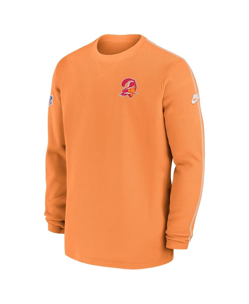 Nike Men's Orange Tampa Bay Buccaneers Alternate Logo Coach Long Sleeve Top