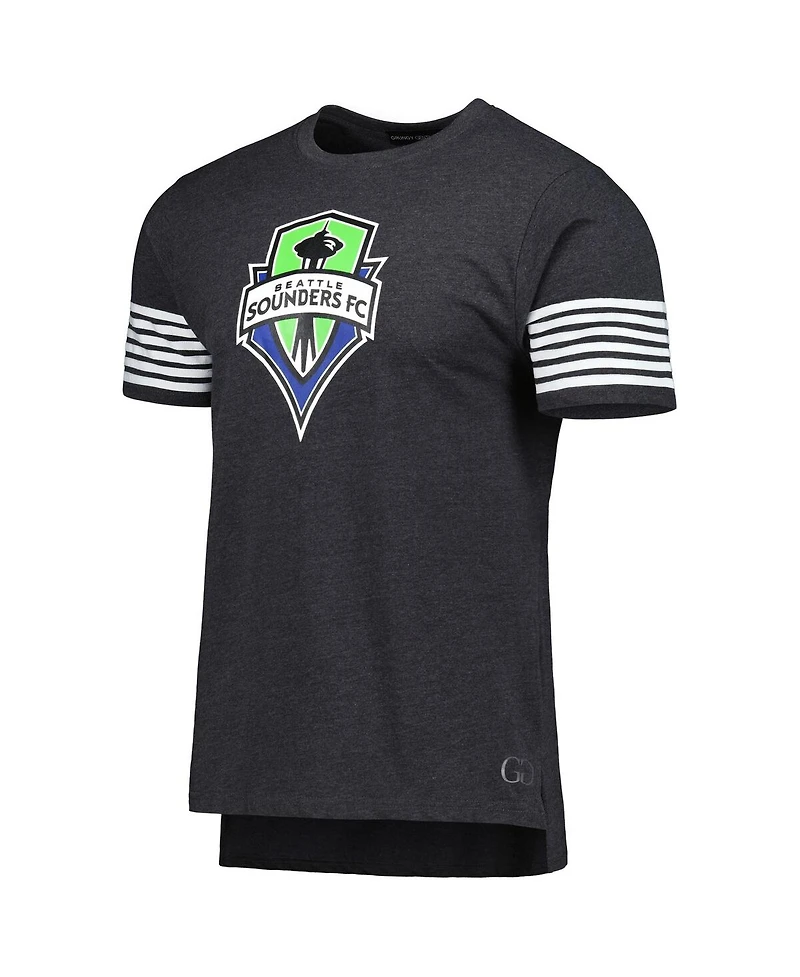 Grungy Gentleman Men's Charcoal Seattle Sounders Fc T-Shirt