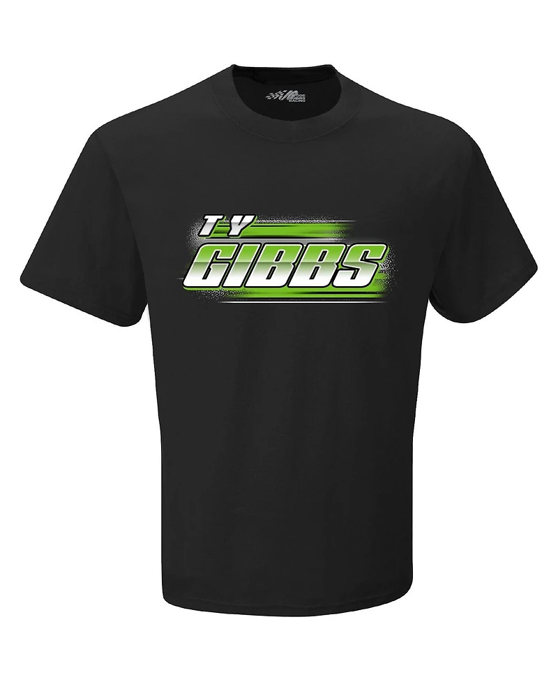 Joe Gibbs Racing Team Collection Men's Black Ty Gibbs Interstate Batteries Dominator T-Shirt