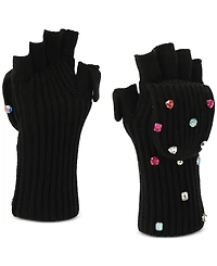 Kate Spade New York Women's Embellished Pop-Top Gloves