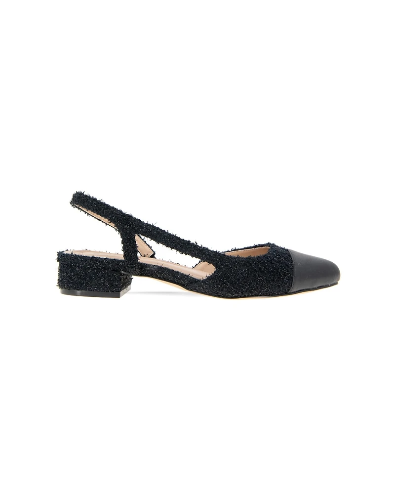 BCBGeneration Women's Tillie Cap Toe Slingback Block Heel Pumps