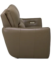Jekyns Leather Power Sofa, Created for Macy's