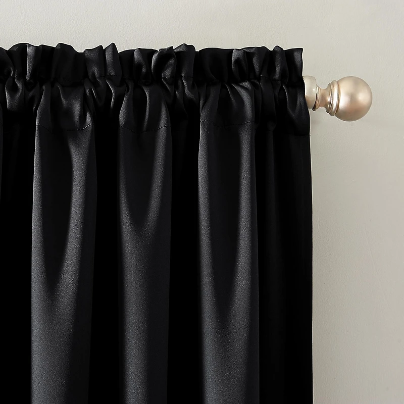 Oslo Theater Grade Extreme 100% Blackout Rod Pocket Curtain Panel