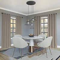 Oslo Theater Grade Extreme 100% Blackout Grommet Curtain Panel