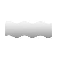 vidaXL Wall Mirrors 4 pcs 23.6"x7.3" Wave Glass