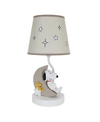 Bedtime Originals Snoopy Love w/ Woodstock Hand-Painted Lamp with Shade & Bulb