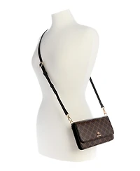 Nine West Women's Lockup 9 Phone Crossbody Wallet