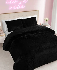 Juicy Couture Shaggy Faux Fur -Pc. Comforter Set