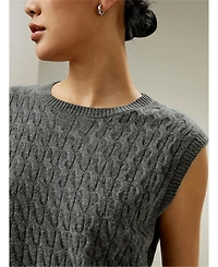 Lilysilk Women's Sleeveless Cashmere Vest