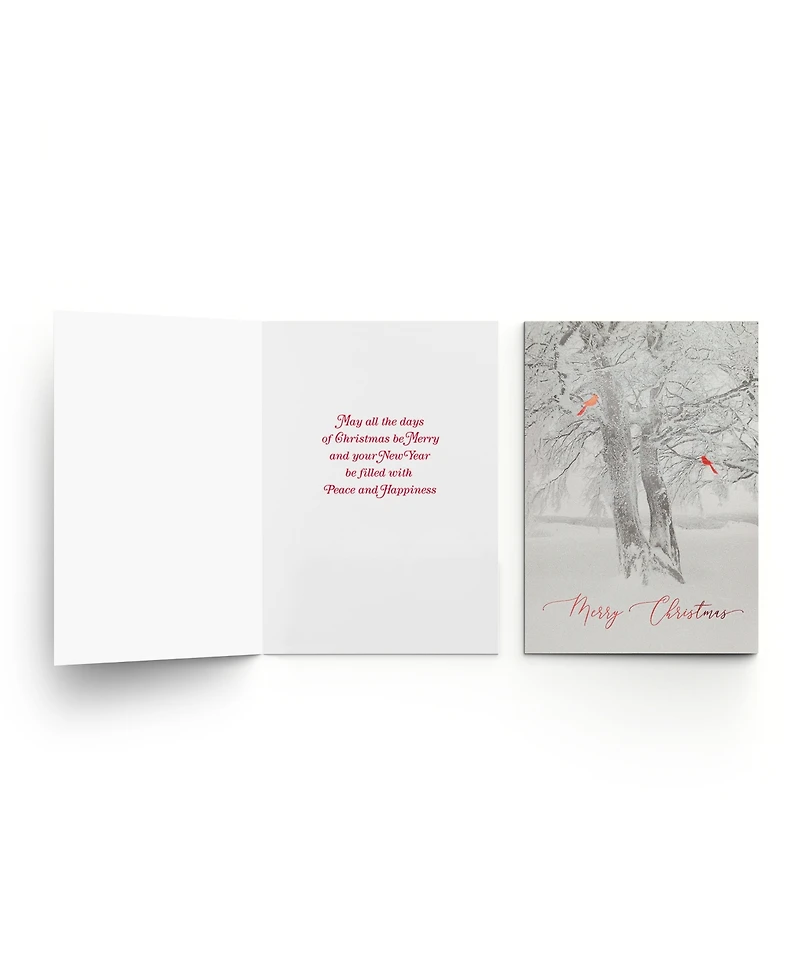 Masterpiece Studios Cardinal Tree Holiday Boxed Cards