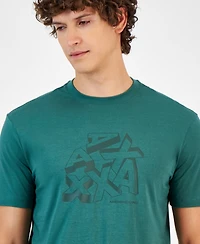 A|X Armani Exchange Men's Short Sleeve Crewneck Logo Graphic T-Shirt, Created for Macy's