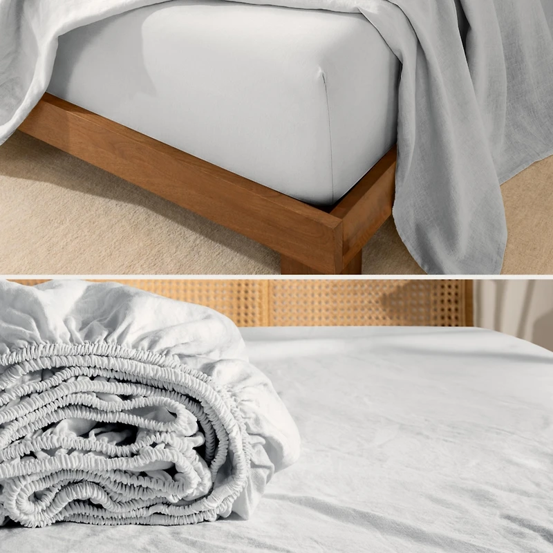 Bare Home Linen Sheet Set Split King