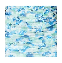 Bebe Women's Printed Off Shoulder Mesh Dress