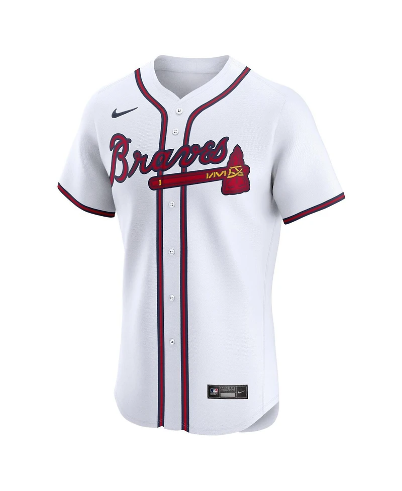 Nike Men's White Atlanta Braves Home Elite Jersey