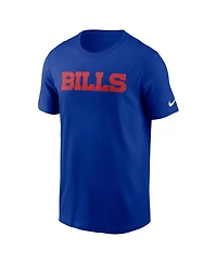 Nike Men's Royal Buffalo Bills Primetime Wordmark Essential T-Shirt