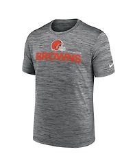 Nike Men's Anthracite Cleveland Browns Blitz Velocity Modern Performance T-Shirt