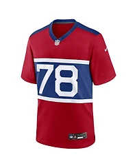 Nike Men's Andrew Thomas Century Red New York Giants Alternate Player Game Jersey