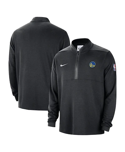 Nike Men's Black Golden State Warriors 2024/25 Courtside Performance Half-Zip Top