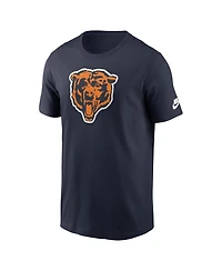 Nike Men's Navy Chicago Bears Rewind Logo Essential T-Shirt