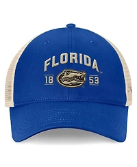 Top of the World Men's Royal Florida Gators Heritage Waylon Trucker Adjustable Hat