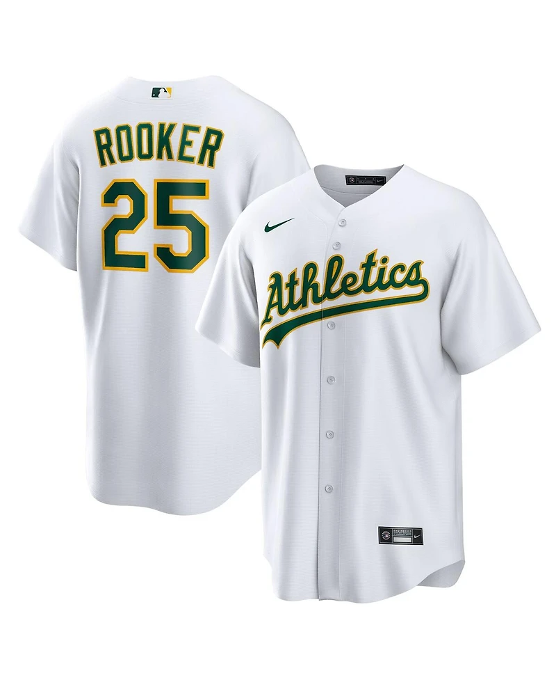 Nike Men's Brent Rooker White Oakland Athletics Home Replica Jersey