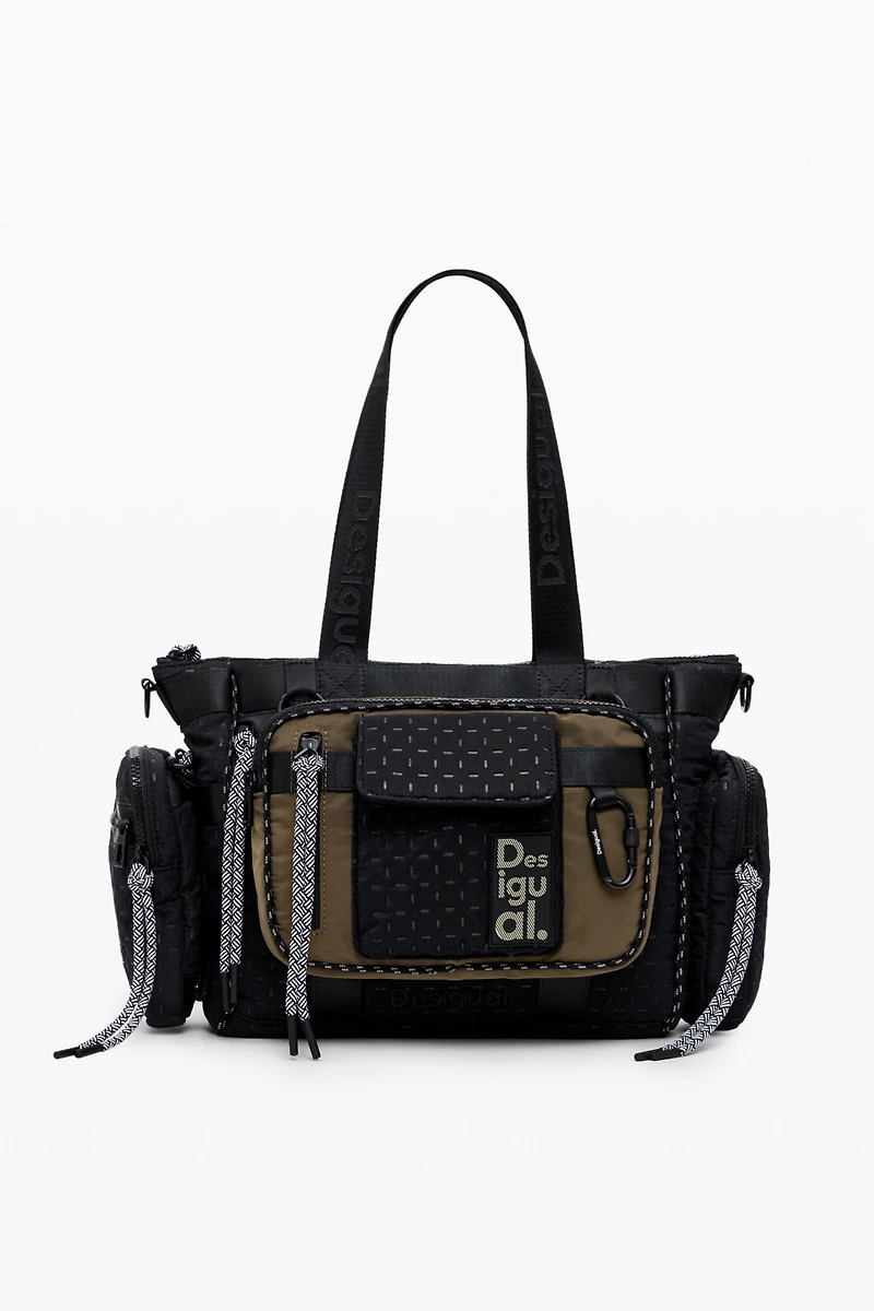 Desigual Women's Voyager Xl multi-position bowling bag