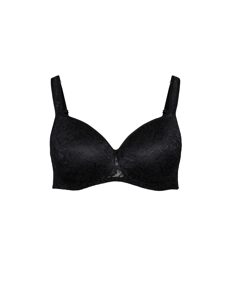 Avenue Plus Size Lace Balconette Bra Contouring Underwire Bra