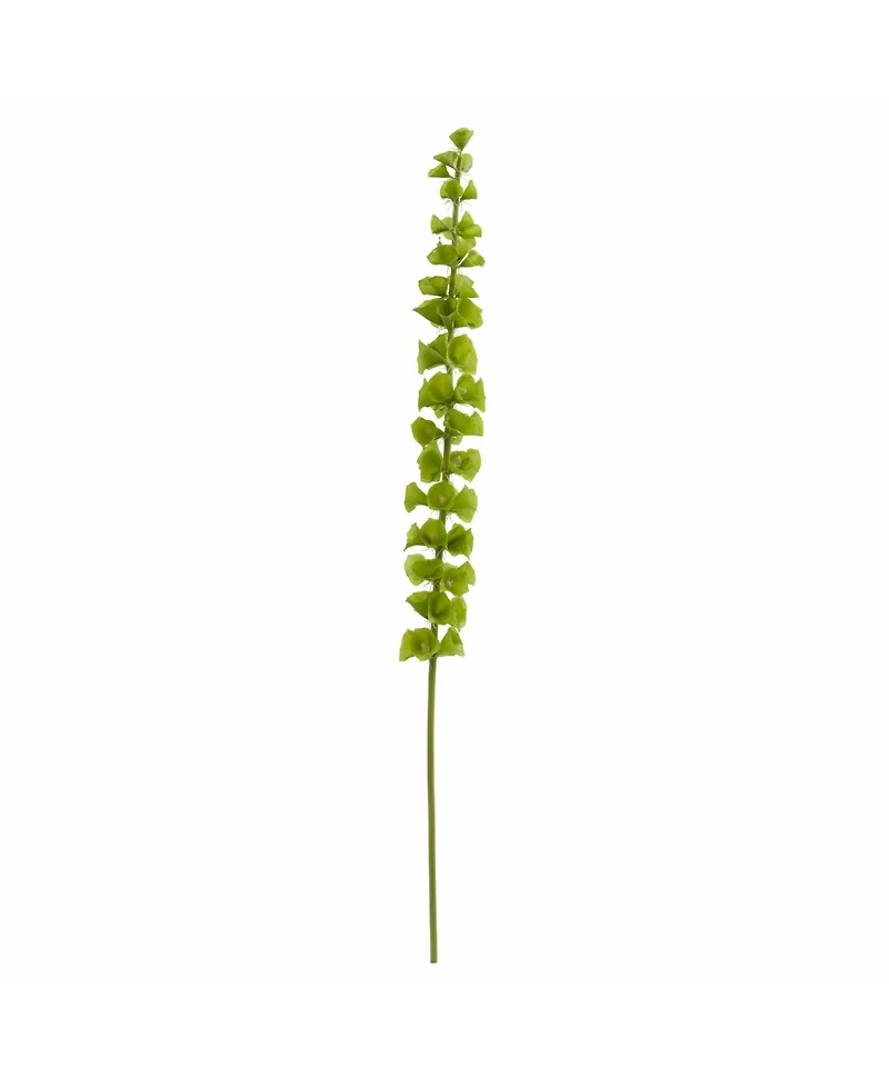 Slickblue Distinctive Bells of Ireland Artificial Flower for Unique Decor (Set of 3)