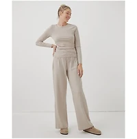 Pact Women's Organic Cotton Cool Stretch Fitted Long Sleeve Tee