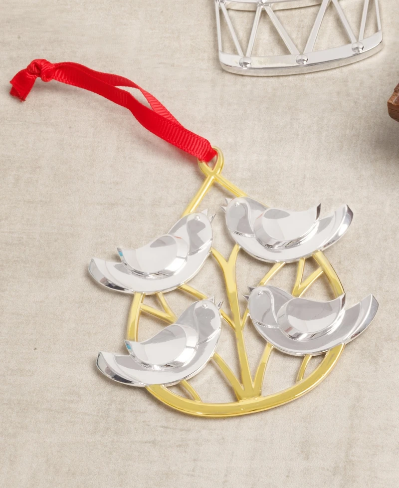 Nambe 12 Days of Christmas Ornaments Set