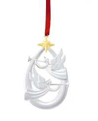 Nambe Nativity Ornament Trio