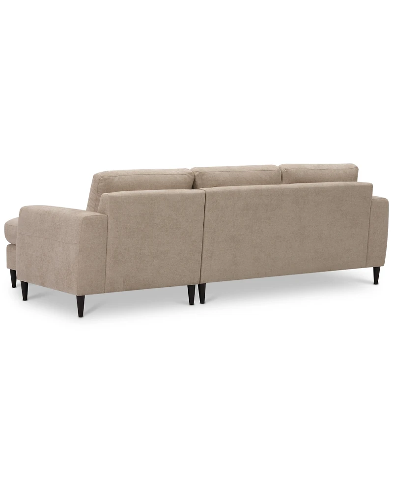 Calvus 2-Pc. Fabric Chaise Sectional, Exclusively at Macy's