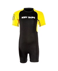 Pro 3 Kids Wetsuit 2mm Back-Zip Short Sleeve Springsuit Fits 50-60 Lbs