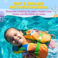 Body Glove Paddle Pals Splash Child Swim Vest, Toddler Floatie - Pfd Life Jacket for Kids