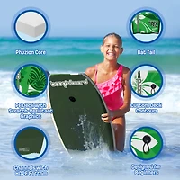 BoogieBoard 36" Kahala Pro Bodyboard, Lightweight Body Board with Phuzion Core Pe Deck