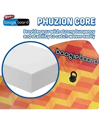 33" Fiber Clad Body Board for Beachwith Wrist Leash , Lightweight Boogie Boards with Eps Core