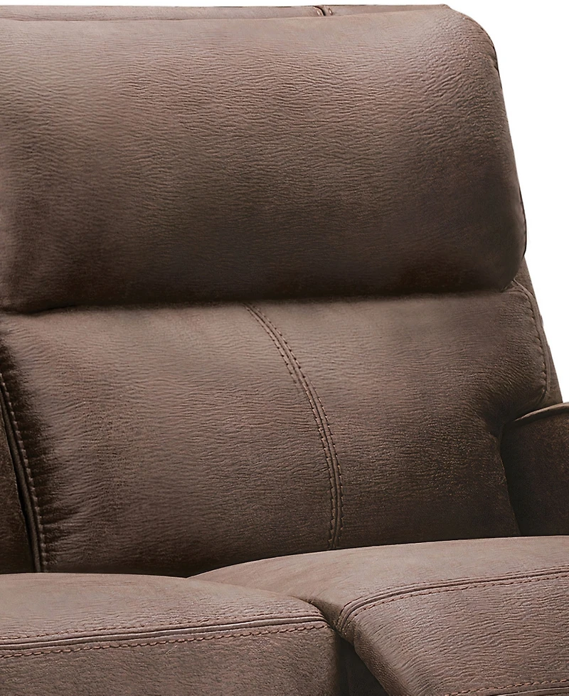Abbyson Living 86" Fabric Manual Reclining Sofa